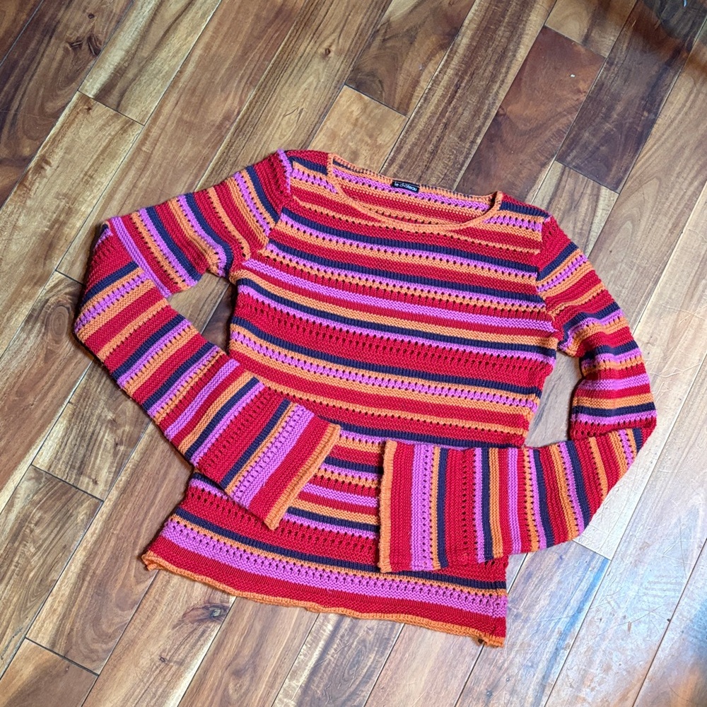 Y2K STRIPED SWEATER